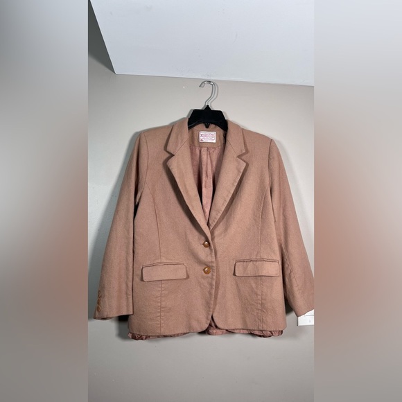 PENDLETON Petite Brown 100% Wool Blazer Womens Size 6 - Picture 3 of 5